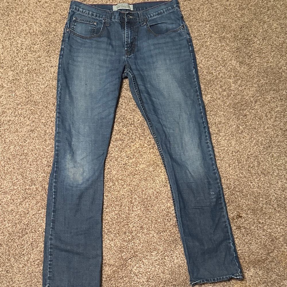 Wrangler Slim Straight‎ Blue Jeans